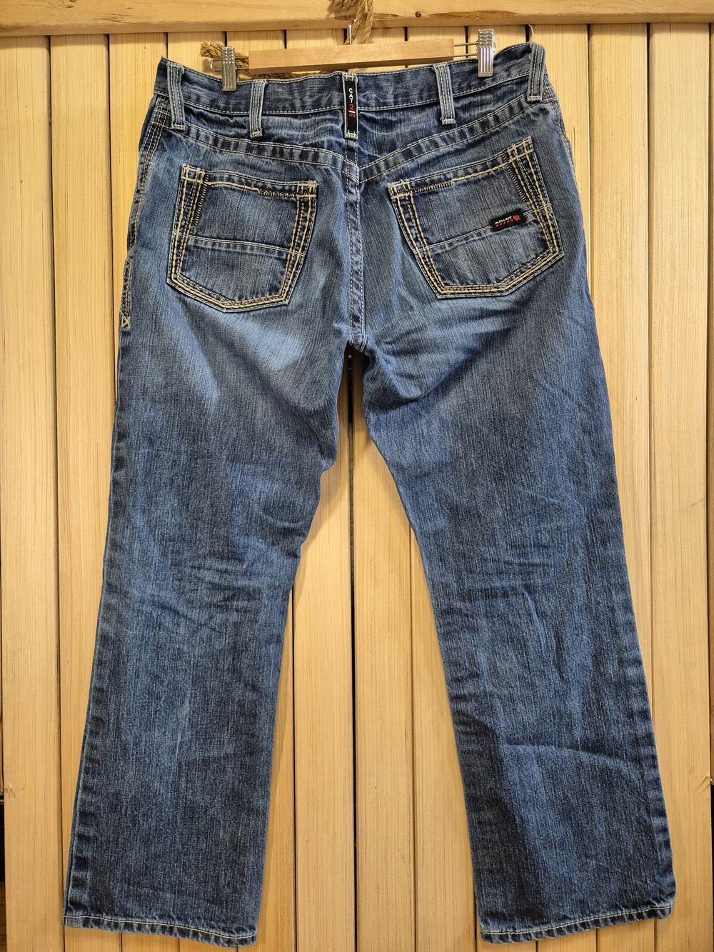 Ariat Low Rise M4 Boot Men’s Jeans, Blue Comfortable Straight Fit (2)
